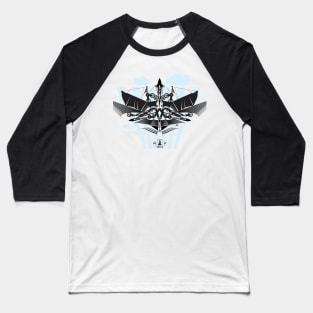 Flying Machine Baseball T-Shirt